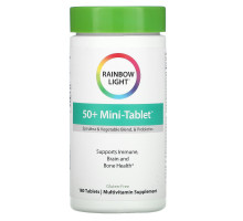 Rainbow Light, 50+ антивозрастной защитный комплекс витаминов, 180 мини-таблеток