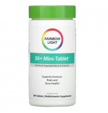 Rainbow Light, 50+ антивозрастной защитный комплекс витаминов, 180 мини-таблеток