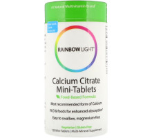 Rainbow Light, Мини-таблетки кальция цитрата, 120 мини-таблеток