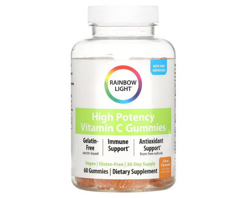 Rainbow Light, Vitamin C Gummies, Citrus, 60 Gummies Rainbow Light, Vitamin C Gummies, Citrus, 60 Gummies
