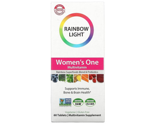 Rainbow Light, Women's One, мультивитамины, 60 таблеток Rainbow Light, Women's One, мультивитамины, 60 таблеток