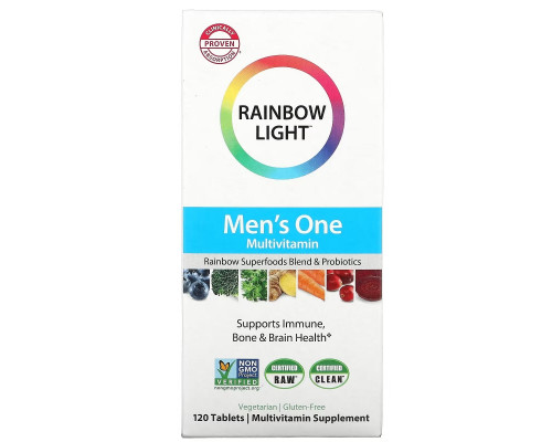 Rainbow Light, Men's One Multivitamin, 120 Tablets Rainbow Light, Men's One Multivitamin, 120 Tablets