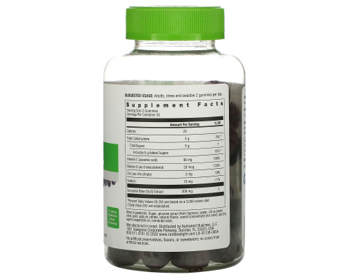 Rainbow Light, Counter Attack, Elderberry with Vitamin C, D, and Zinc, 60 Gummies Rainbow Light, Counter Attack, Elderberry with Vitamin C, D, and Zinc, 60 Gummies