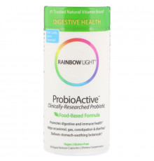 Rainbow Light, ProbioActive, формула на основе продуктов питания, 90 капсул быстрого высвобождения