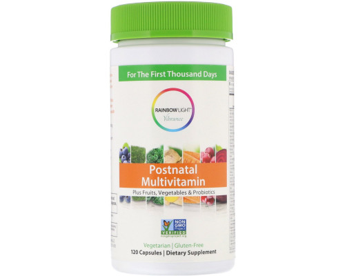 Rainbow Light, Postnatal Multivitamin, 120 Capsules Rainbow Light, Postnatal Multivitamin, 120 Capsules