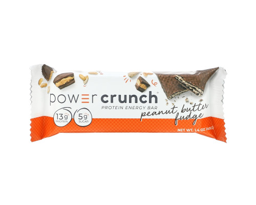 BNRG, Power Crunch, протеиновый энергетический батончик со вкусом арахисового масла и ирисок, 12 шт. по 40 г BNRG, Power Crunch, протеиновый энергетический батончик со вкусом арахисового масла и ирисок, 12 шт. по 40 г