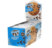 Lenny & Larry's, Complete Cookie, с шоколадными чипсами, 12 шт, одно печенье - 4 унции (113 гр)