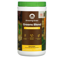 Amazing Grass Green SuperFood шоколадный сухой напиток с какао 17 унций (480 г)