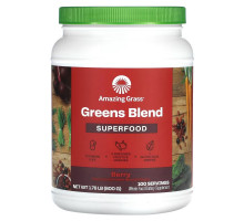 Amazing Grass Зеленый суперпродукт ягодный растворимый напиток 28 унций (800 г)