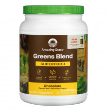 Amazing Grass Зеленый суперпродукт шоколадный растворимый напиток 28 унций (800 г)