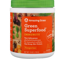 Amazing Grass Green Superfood Иммунитет мандарин 74 унции (210 г)
