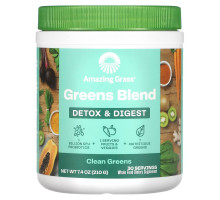Amazing Grass, Зеленая Суперпища, Детокс и Дайджест, 7.4 унции (210 г)