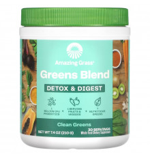 Amazing Grass, Зеленая Суперпища, Детокс и Дайджест, 7.4 унции (210 г)