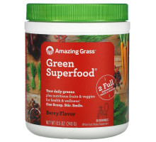 Amazing Grass Зеленая суперпища ягодный напиток в порошке 8.5 унций (240 г)