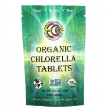 Earth Circle Organics, Organic Chlorella Tablets, 250 mg, 400 Tablets, 3.5 oz (100 g)