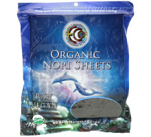 Earth Circle Organics Органические водоросли нори для суши низкотемпературной обработки 50 листов