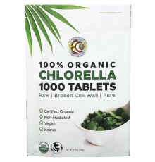 Earth Circle Organics, 100% Organic Chlorella Tablets, 1,000 Tablets, 8.75 oz (248 g)