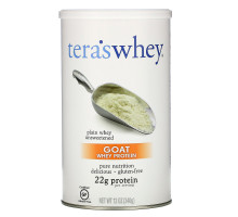 Tera's Whey, Козий сывороточный протеин, простая несладкая сыворотка, 12 унций (340 г)