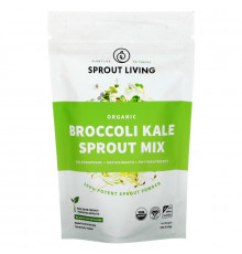 Sprout Living, Смесь ростков FD, брокколи и капуста, 4 унции (113 г)