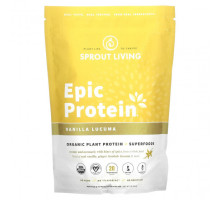 Суперфуды Sprout Living, Epic Protein, ваниль и лукума, 455 г (1 фунт)