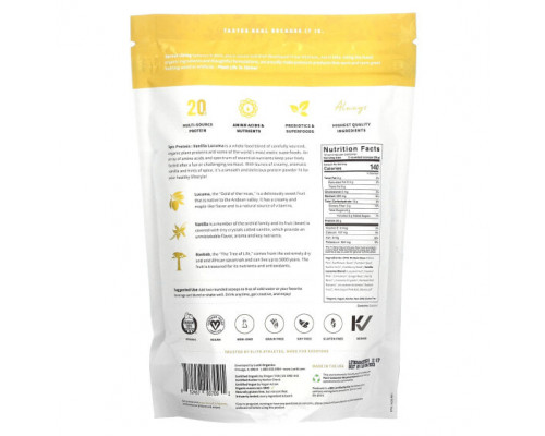 Суперфуды Sprout Living, Epic Protein, ваниль и лукума, 455 г (1 фунт) Суперфуды Sprout Living, Epic Protein, ваниль и лукума, 455 г (1 фунт)