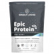 Суперфуды Sprout Living, Epic Protein, органический растительный протеин и суперпродукты, Real Sport, 494 г (1,1 фунта)