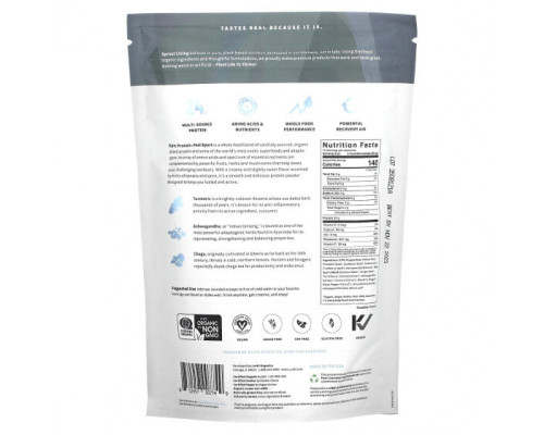 Суперфуды Sprout Living, Epic Protein, органический растительный протеин и суперпродукты, Real Sport, 494 г (1,1 фунта) Суперфуды Sprout Living, Epic Protein, органический растительный протеин и суперпродукты, Real Sport, 494 г (1,1 фунта)