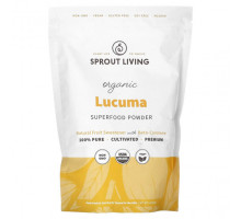 Фрукты и ягоды Sprout Living, Органический порошок Lucuma Superfood, 450 г (1 фунт)