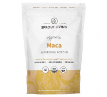 Суперфуды Sprout Living, Органическая мака, порошок из суперфудов, 450 г (1 фунт)