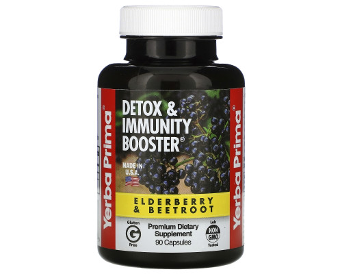 Yerba Prima, Detox & Immunity Booster, 90 Capsules