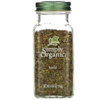 Simply Organic, Базилик, 0,54 унции (15 г)