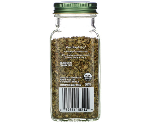 Simply Organic, Базилик, 0,54 унции (15 г) Simply Organic, Базилик, 0,54 унции (15 г)