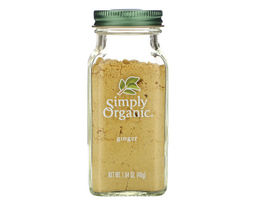 Simply Organic, Имбирь, 1,64 унции (46 г) Simply Organic, Имбирь, 1,64 унции (46 г)