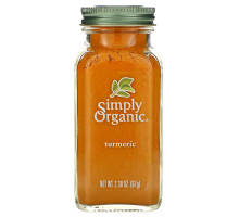 Simply Organic, Куркума, 2,38 унции (67 г)