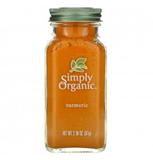 Simply Organic, Куркума, 2,38 унции (67 г)