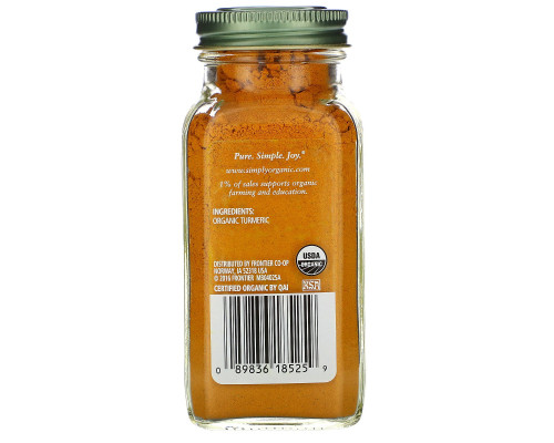 Simply Organic, Куркума, 2,38 унции (67 г) Simply Organic, Куркума, 2,38 унции (67 г)