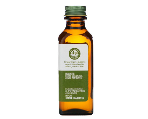 Simply Organic, Экстракт перечной мяты, 2 жидкие унции (59 мл) Simply Organic, Экстракт перечной мяты, 2 жидкие унции (59 мл)