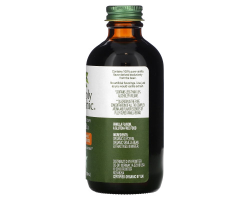 Simply Organic, Мадагаскарская ваниль, безспиртовой ароматизатор, выращено на ферме, 4 жидких унции (118 мл) Simply Organic, Мадагаскарская ваниль, безспиртовой ароматизатор, выращено на ферме, 4 жидких унции (118 мл)