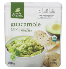 Simply Organic, Organic, Guacamole Mix, 4 oz (113 g)