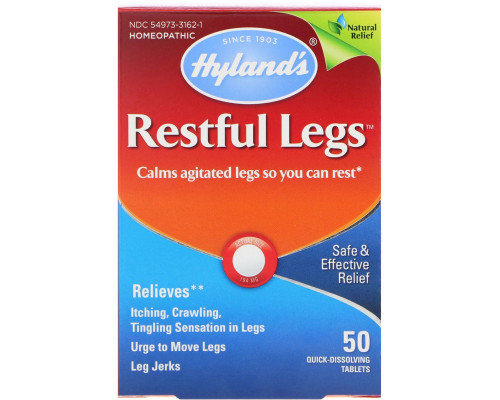 Hyland's Restful Legs 50 быстрорастворимых таблеток Hyland's Restful Legs 50 быстрорастворимых таблеток
