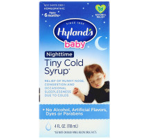 Hyland's Детский сироп от простуды Nighttime Tiny Cold Syrup 4 жидких унции (118 мл)