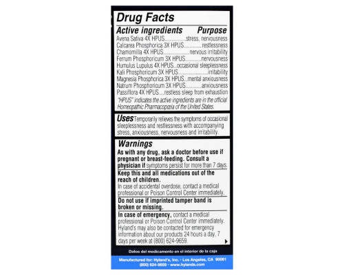 Hyland's, Calms Forté, Sleep Aid, 100 Tablets Hyland's, Calms Forté, Sleep Aid, 100 Tablets