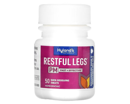 Hyland's, Restful Legs PM, 50 Quick-Dissolving Tablets Hyland's, Restful Legs PM, 50 Quick-Dissolving Tablets