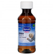 Hyland's, Baby, Nighttime Mucus + Cold Relief, Ages 6 Months+, 4 fl oz (118 ml)