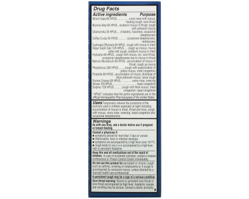 Hyland's, 4 Kids, Cold 'n Mucus Nighttime, Ages 2-12, 4 fl oz (118 ml) Hyland's, 4 Kids, Cold 'n Mucus Nighttime, Ages 2-12, 4 fl oz (118 ml)