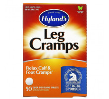 Травы и натуральные средства Hyland's Naturals, Судороги ног, 50 быстрорастворимых таблеток