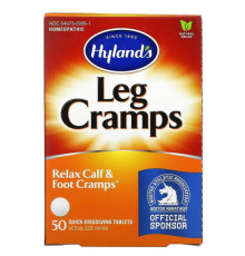Травы и натуральные средства Hyland's Naturals, Судороги ног, 50 быстрорастворимых таблеток