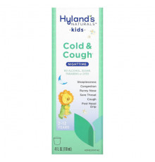Детское здоровье Hyland's Naturals, От простуды и кашля для детей, для детей от 2 до 12 лет, без добавок, 118 мл (4 жидк. Унции)