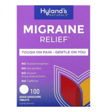 Болеутоляющие и противовоспалительные средства Hyland's Naturals, Migraine Relief, 100 tablets