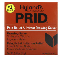 Растительные экстракты и настойки Prid, Pain Relief & Irritant Drawing Salve, 0.63 oz (18 g)